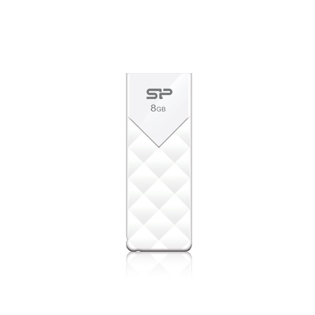 Silicon Power -muisti USB Ultima U03 8GB USB 2.0 White hinta ja tiedot | Muistitikut | hobbyhall.fi