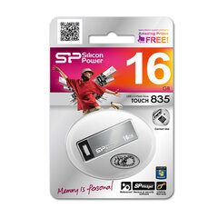 Silicon Power Touch 835 muistitikku, 16GB, USB 2.0 hinta ja tiedot | Muistitikut | hobbyhall.fi
