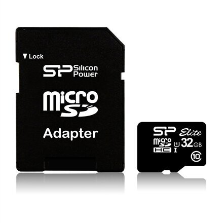 SILICON POWER 8GB, MICRO SDHC UHS-I, CLASS 10 WITH SD ADAPTER, SDR 50 mode (DDR 50), retail hinta ja tiedot | Puhelimen muistikortit | hobbyhall.fi