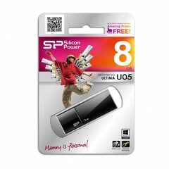 Silicon Power Ultima U05 8 GB, USB 2.0, hinta ja tiedot | Muistitikut | hobbyhall.fi