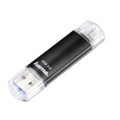 Muistitikku Hama Charge Twin, USB 2.0​​​​​​, 32 Gt, 10 Mt / s, musta hinta ja tiedot | Muistitikut | hobbyhall.fi