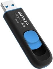 Muistitikku Adata UV128 128 GB, USB 3.0, musta/sininen hinta ja tiedot | Muistitikut | hobbyhall.fi