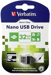 Muistitikku Verbatim 98130, 32GB hinta ja tiedot | Muistitikut | hobbyhall.fi