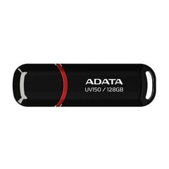 Muistitikku A-data UV150 128GB, USB 3.0, musta hinta ja tiedot | Muistitikut | hobbyhall.fi