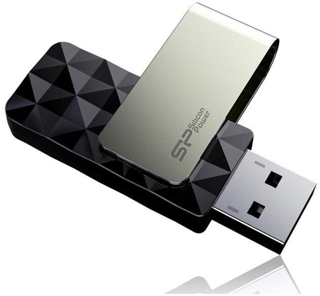 Silicon Power memory USB Blaze B30 16GB USB 3.0 Black hinta ja tiedot | Muistitikut | hobbyhall.fi