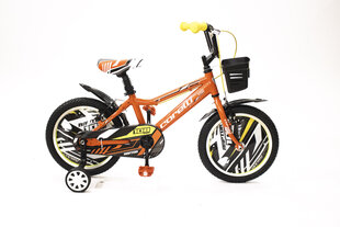Lasten polkupyörä Corelli Raptor 16", punainen/musta/valkoinen hinta ja tiedot | Corelli Urheilu ja vapaa-aika | hobbyhall.fi