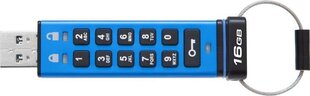 KINGSTON 16GB Keypad USB3.0 DT2000 muistitikku hinta ja tiedot | Muistitikut | hobbyhall.fi