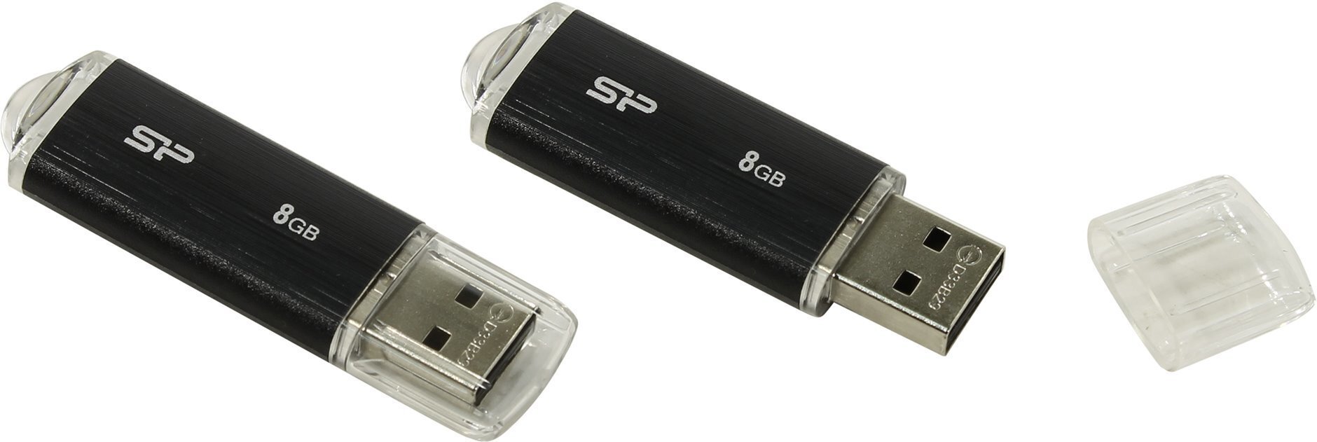 Silicon Power -muisti USB Ultima U02 8GB USB 2.0 Musta hinta ja tiedot | Muistitikut | hobbyhall.fi