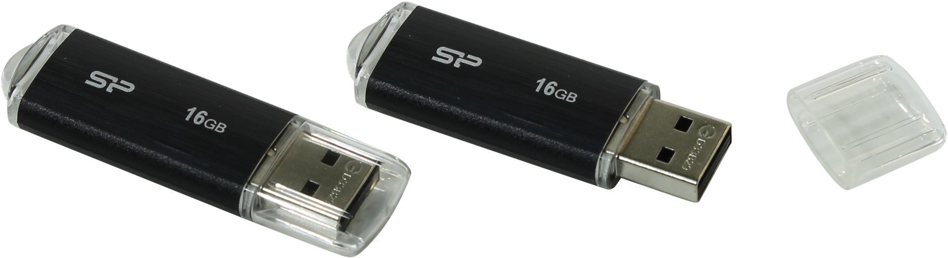 Silicon Power -muisti USB Ultima U02 16GB USB 2.0 Musta hinta ja tiedot | Muistitikut | hobbyhall.fi
