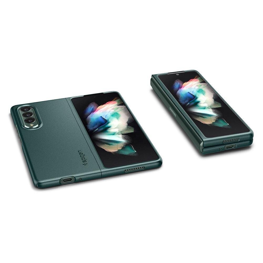 Spigen Airskin kotelo Samsung Galaxy Z Fold 3:lle, vihreä hinta ja tiedot | Puhelimen kuoret ja kotelot | hobbyhall.fi