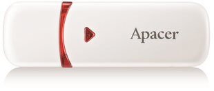 APACER USB2.0 Flash Drive AH333 64GB, valkoinen hinta ja tiedot | Apacer Tietokoneet ja pelaaminen | hobbyhall.fi