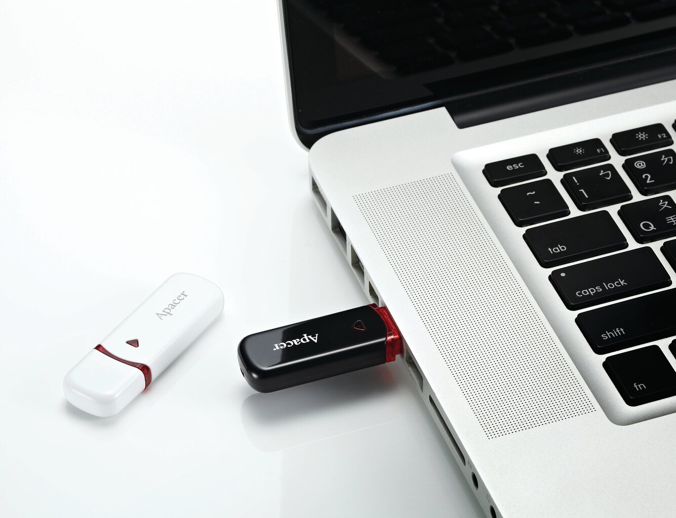 APACER USB2.0 Flash Drive AH333 64GB, valkoinen hinta ja tiedot | Muistitikut | hobbyhall.fi