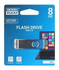 Muistitikku Goodram Flashdrive Twister 8GB USB 2.0 hinta ja tiedot | Muistitikut | hobbyhall.fi