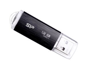 Silicon Power -muisti USB Blaze B02 128GB USB 3.1 Black hinta ja tiedot | Muistitikut | hobbyhall.fi