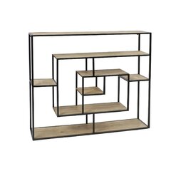 Hyllyt DKD Home Sisustus Metalli Puu MDF (83 x 17 x -83 cm) hinta ja tiedot | Säilytyslaatikot ja -korit | hobbyhall.fi