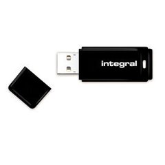 Integral USB 64GB Black, USB 2.0 with removable cap hinta ja tiedot | Muistitikut | hobbyhall.fi