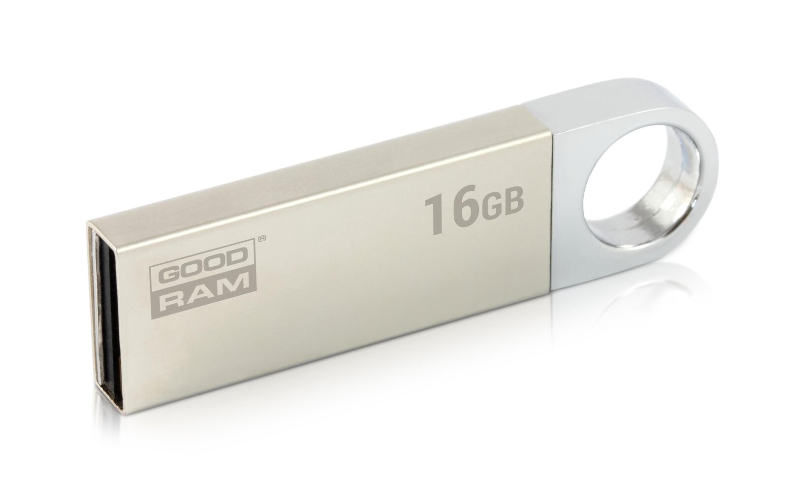 Muistitikku GOODRAM - UUN2 16GB Silver USB2.0 hinta ja tiedot | Muistitikut | hobbyhall.fi