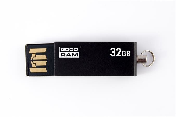Muistitikku GOODRAM - CUBE 32GB USB2, musta hinta ja tiedot | Muistitikut | hobbyhall.fi