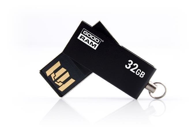 Muistitikku GOODRAM - CUBE 32GB USB2, musta hinta ja tiedot | Muistitikut | hobbyhall.fi