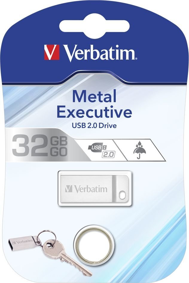 Verbatim Metal Executive 98749 hinta ja tiedot | Muistitikut | hobbyhall.fi