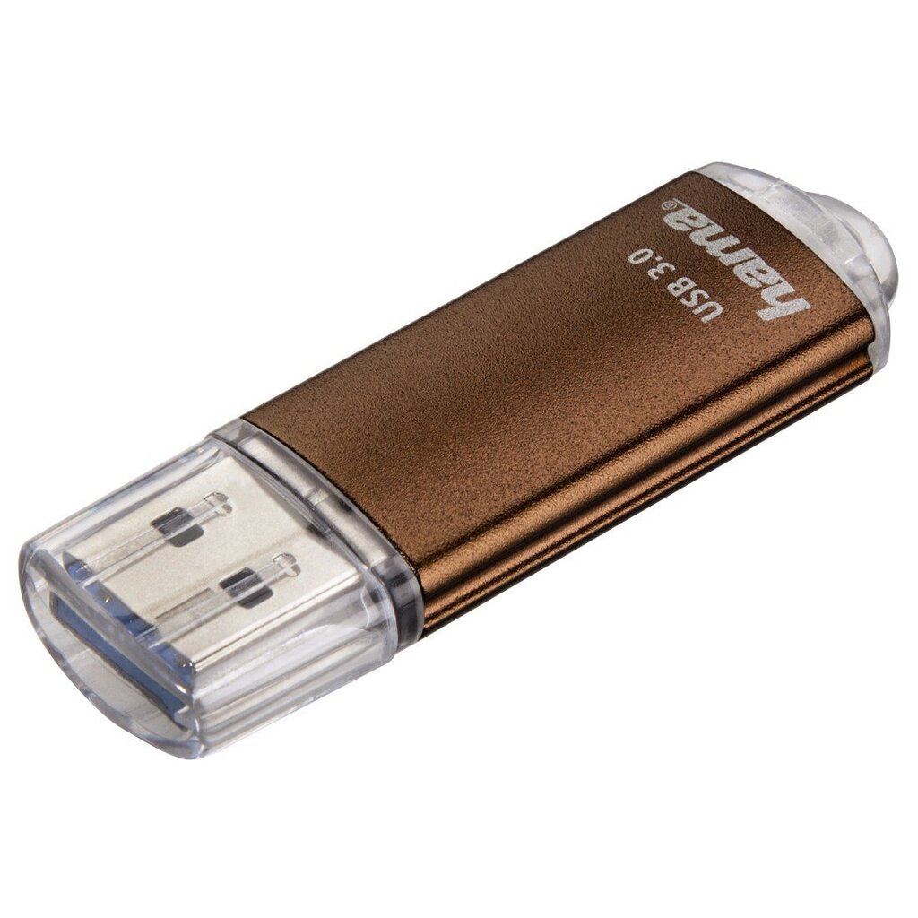 Muistitikku Hama Laeta, USB 30, 32 GB, 40 MB/s, ruskea hinta ja tiedot | Muistitikut | hobbyhall.fi