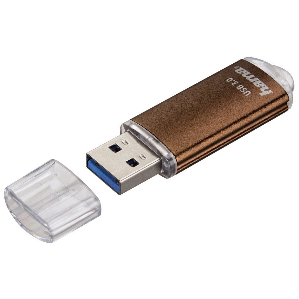 Muistitikku Hama Laeta, USB 30, 32 GB, 40 MB/s, ruskea hinta ja tiedot | Muistitikut | hobbyhall.fi