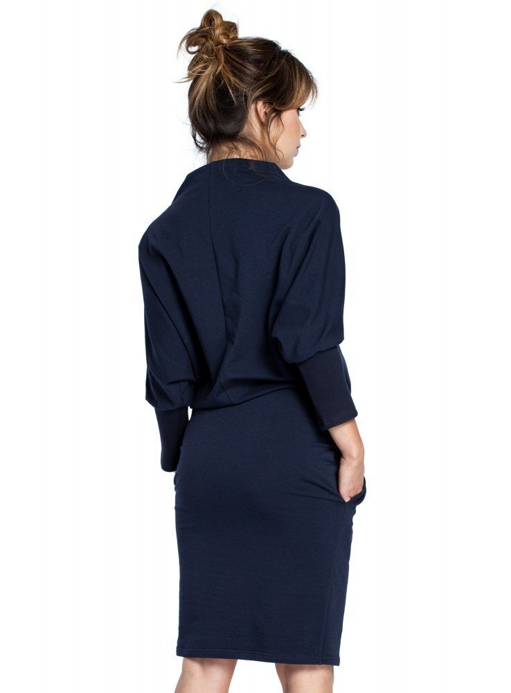 Naisten mekko BE B032, sininen. hinta ja tiedot | Mekot | hobbyhall.fi