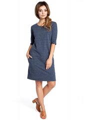 Naisten mekko BE B033, sininen. hinta ja tiedot | Mekot | hobbyhall.fi