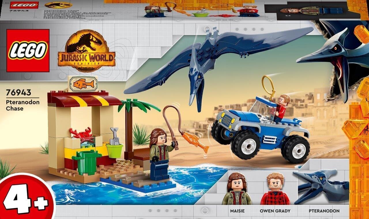 76943 LEGO® Jurassic World™ Pteranodon-ansa hinta ja tiedot | LEGOT ja rakennuslelut | hobbyhall.fi