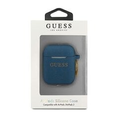 GUACCSILGLBL Guess silikonikotelo Airpodsille 1/2 Blue hinta ja tiedot | Guess Tietokoneen lisälaitteet | hobbyhall.fi