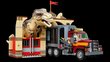 76948 LEGO® Jurassic World T. rexin ja Atrociraptor-dinosauruksen pako hinta ja tiedot | LEGOT ja rakennuslelut | hobbyhall.fi