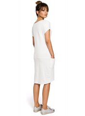 Naisten mekko BE B050, valkoinen. hinta ja tiedot | Mekot | hobbyhall.fi