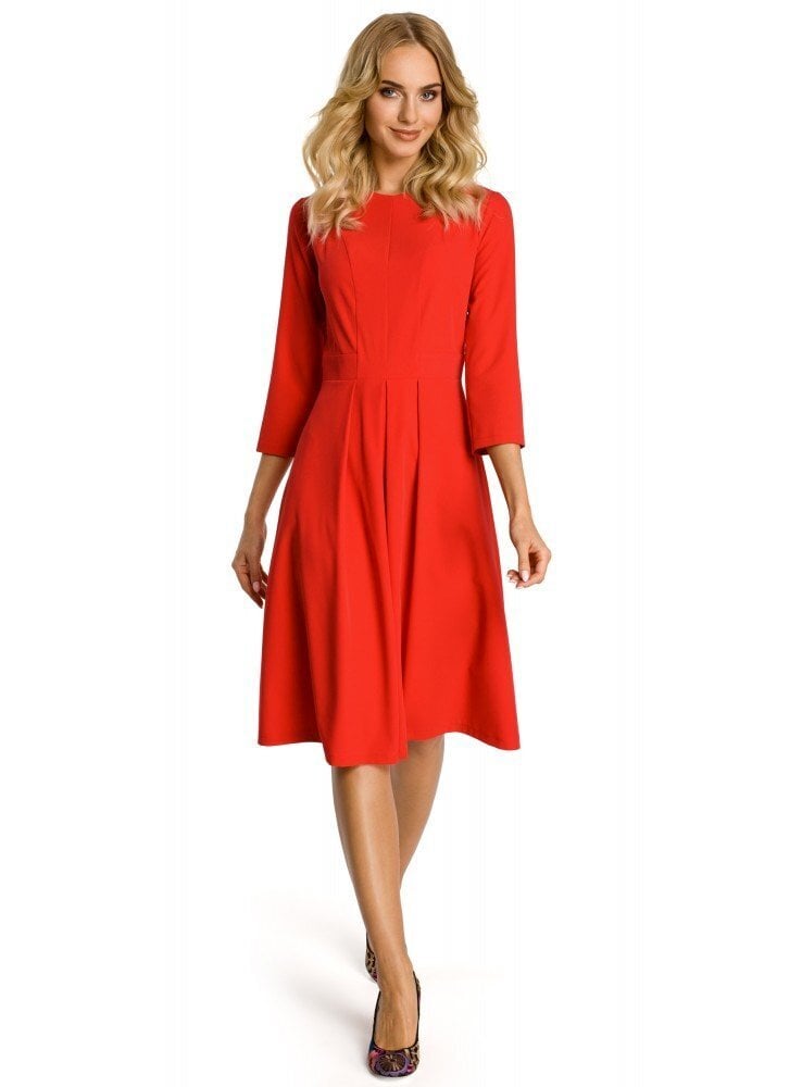 Naisten mekko MOE M335, punainen, hinta ja tiedot | Mekot | hobbyhall.fi