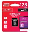 Goodram MicroSDXC 128GB Class 10/UHS 1 + sovitin