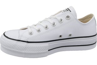 Naisten urheilukengät Converse Chuck Taylor All Star Lift Clean Ox, valkoinen hinta ja tiedot | Naisten urheilu- ja vapaa-ajan kengät | hobbyhall.fi