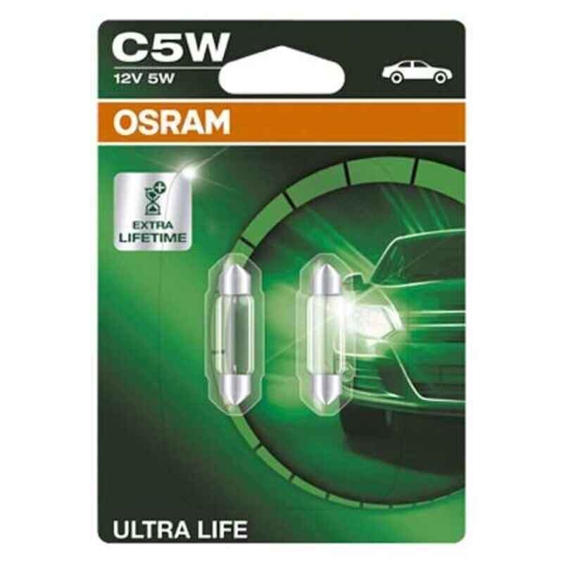 Lamppu Osram OS6418ULT-02B Ultralife C5W 12V 5W hinta ja tiedot | Polttimot | hobbyhall.fi