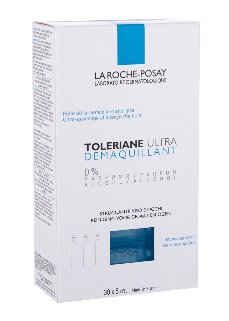 Silmämeikinpoistoaine La Roche Posay Toleriane Ultra Demaquillant (5 ml) hinta ja tiedot | Kasvojen puhdistusaineet | hobbyhall.fi