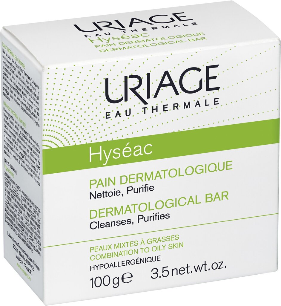 Kasvojen puhdistusaine Uriage Hyseac, 100 g. hinta ja tiedot | Kasvojen puhdistusaineet | hobbyhall.fi