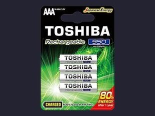 Akut Toshiba TNH 6GAE BP 4C, 4 kpl hinta ja tiedot | Toshiba Valaistus ja sähkölaitteet | hobbyhall.fi