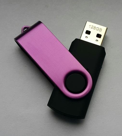 Pen drive IMRO AXIS/128G USB (128GB; USB 2.0; purple color) hinta ja tiedot | Muistitikut | hobbyhall.fi