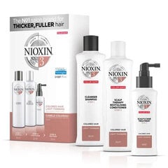 Kit Nioxin System 3 Starter Kit XXL, 300 ml + 300 ml + 100 ml. hinta ja tiedot | Naamiot, öljyt ja seerumit | hobbyhall.fi