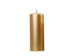 Kynttilät, kultainen, 15x6 cm, palavat jopa 30 tuntia, 1 pakkaus / 6 kpl