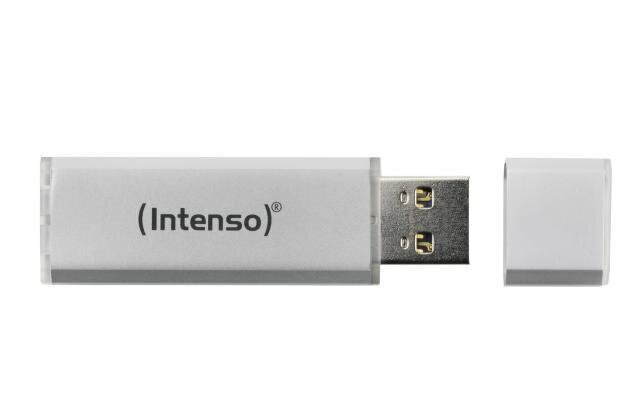 Intenso 2.0 32GB Alu Line, 2 kpl hinta ja tiedot | Muistitikut | hobbyhall.fi