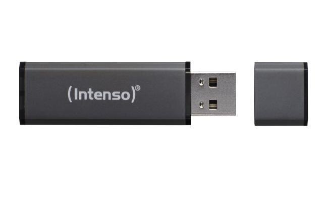 Intenso 2.0 32GB Alu Line, 2 kpl hinta ja tiedot | Muistitikut | hobbyhall.fi