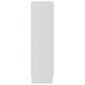 vidaXL Vitriinikaappi valkoinen 82,5x30,5x115 cm lastulevy hinta ja tiedot | Vitriinit | hobbyhall.fi