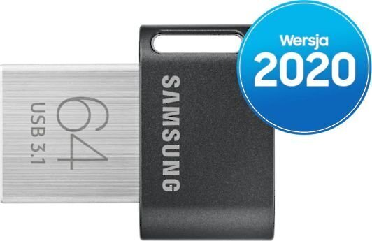 MEMORY DRIVE FLASH USB3.1 64GB/FIT PLUS MUF-64AB/APC SAMSUNG hinta ja tiedot | Muistitikut | hobbyhall.fi