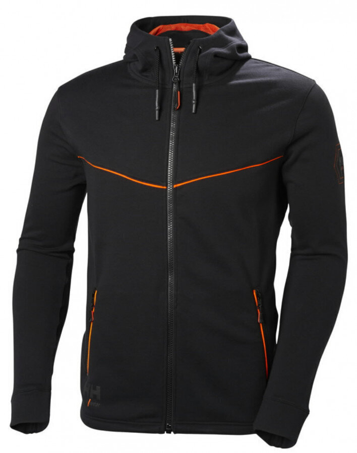 Helly Hansen WorkWear 890882708 Chelsea Evolution huppari, musta XL hinta ja tiedot | Miesten puserot ja hupparit | hobbyhall.fi