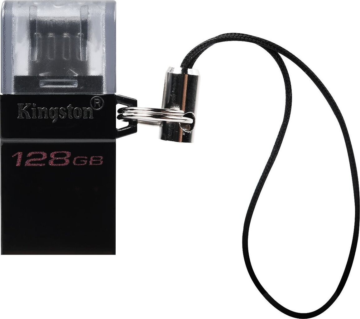 Kingston 128GB DT MicroDuo 3 Gen2+micro muistitikku hinta ja tiedot | Muistitikut | hobbyhall.fi