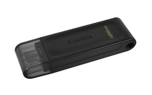 KINGSTON 128GB USB-C 3.2 Gen 1 DT 70 muistitikku hinta ja tiedot | Muistitikut | hobbyhall.fi