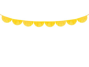 Juhlakoriste Fringe Yellow 32 cm x 3 m (1 laatikko / 50 kpl) hinta ja tiedot | Juhlakoristeet | hobbyhall.fi